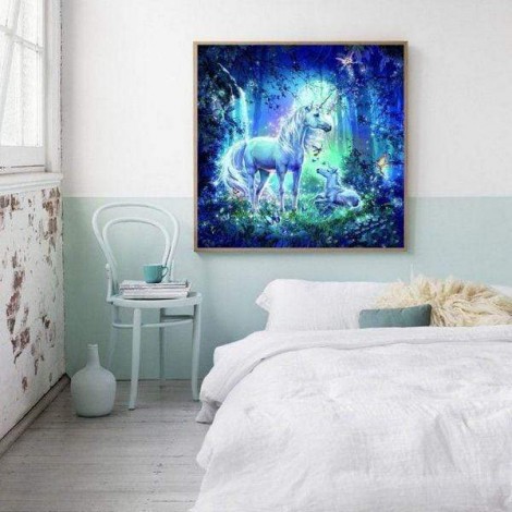 Licorne bleue