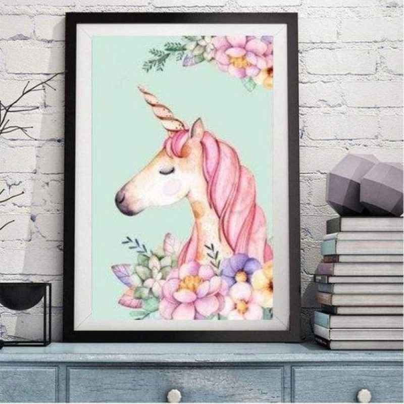 Licorne rose